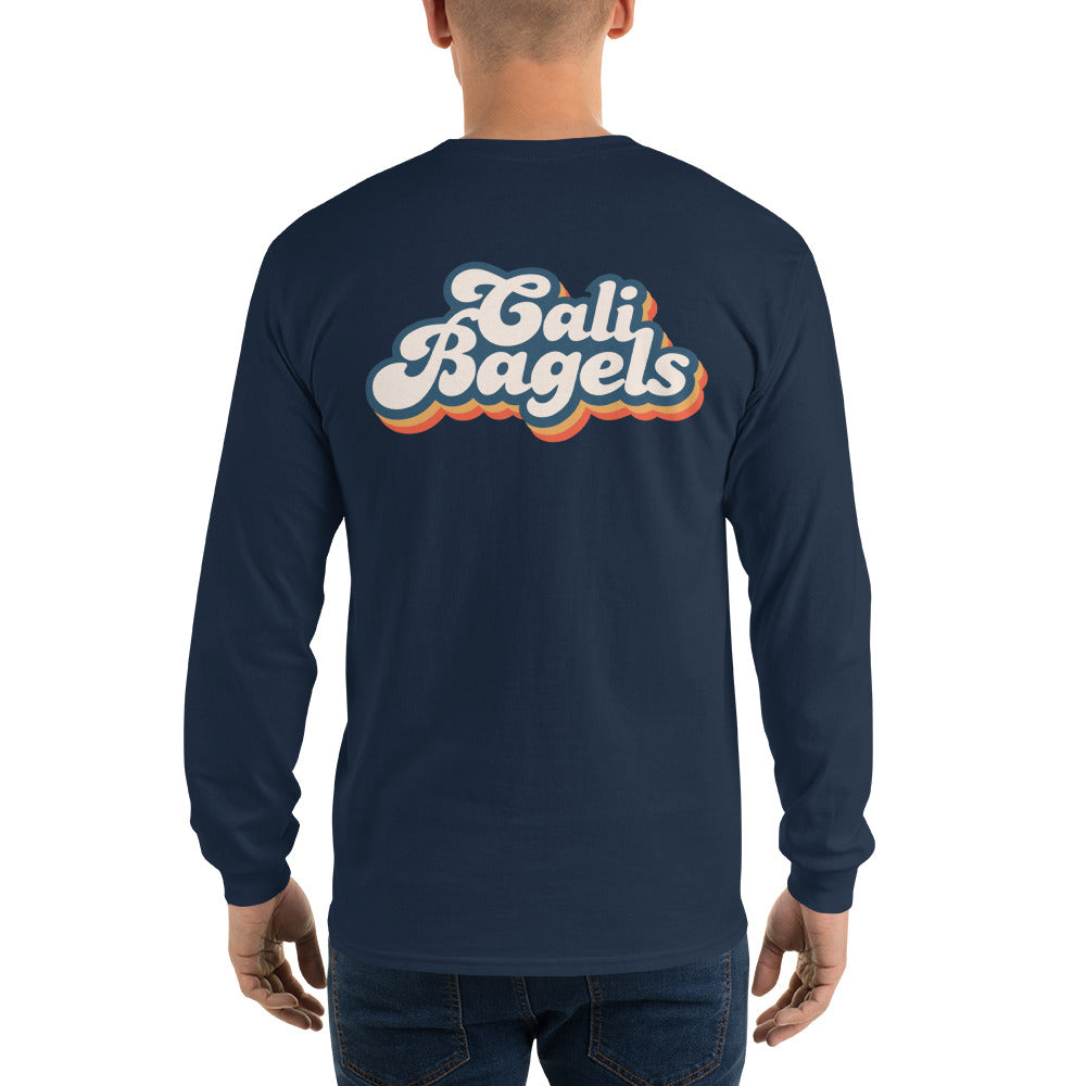 CaliBagels Men’s Cotton Long Sleeve Shirt