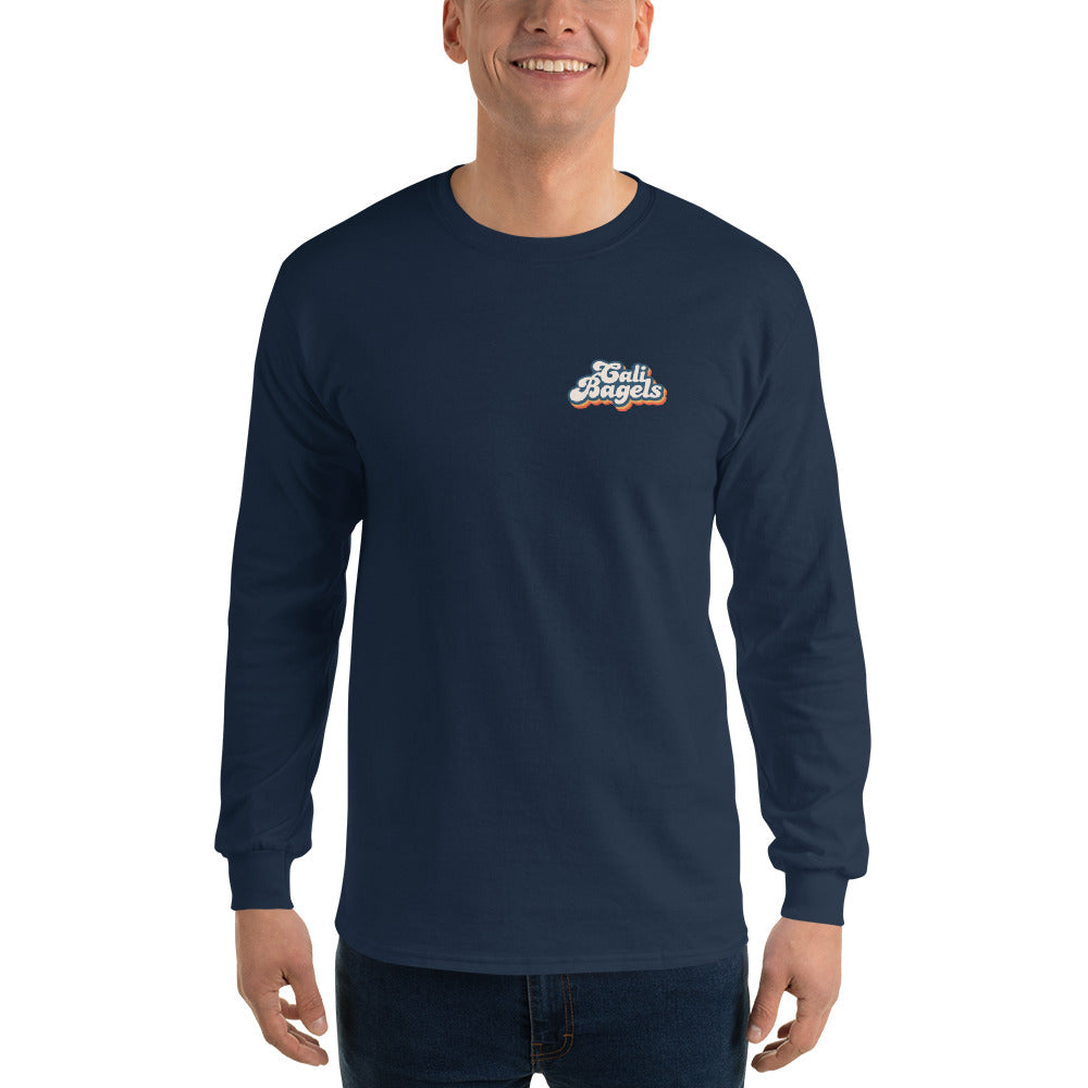 CaliBagels Men’s Cotton Long Sleeve Shirt