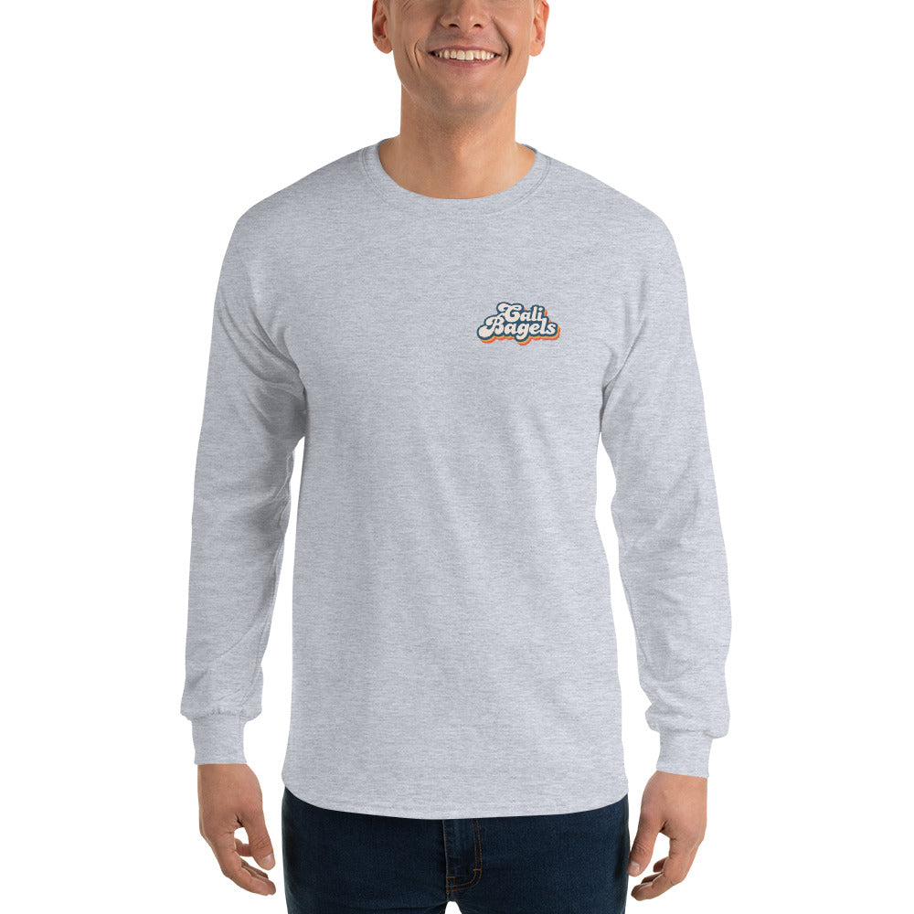 CaliBagels Men’s Cotton Long Sleeve Shirt