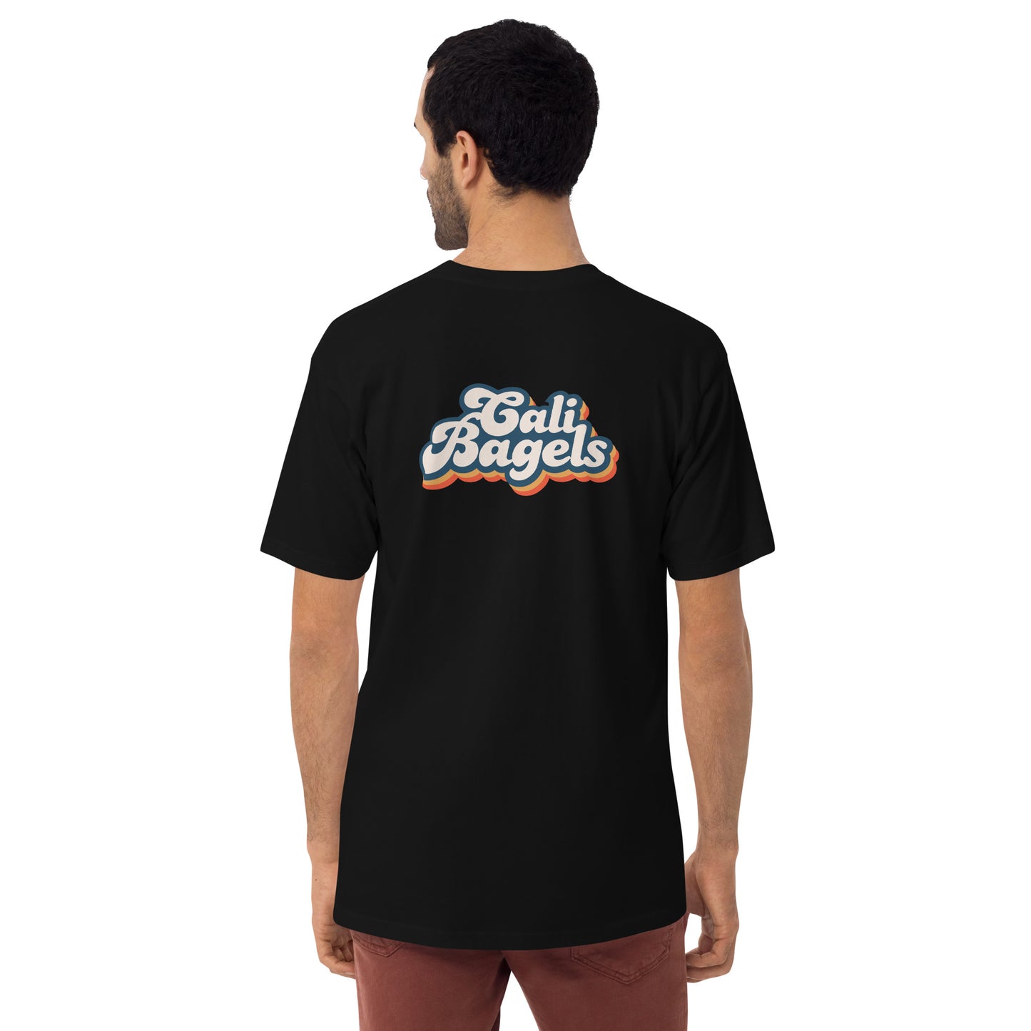 CaliBagels Men’s Premium Heavyweight Cotton Short Sleeve Shirt