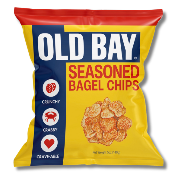 OLD BAY® Seasoned Bagel Chips, 4 pack, 5oz Bags