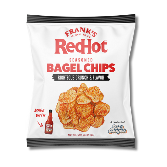 Frank's RedHot® Seasoned Bagel Chips, 4 pack, 5oz Bags