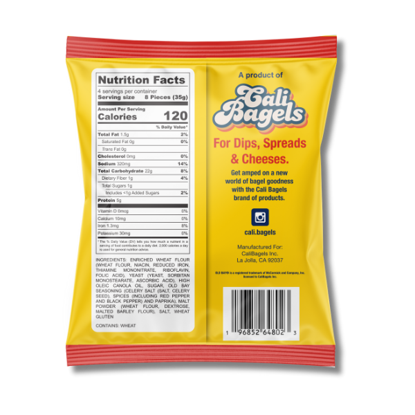 OLD BAY® Seasoned Bagel Chips, 4 pack, 5oz Bags