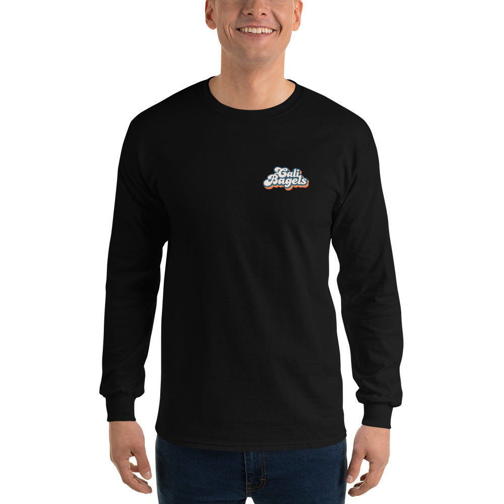 CaliBagels Men’s Cotton Long Sleeve Shirt