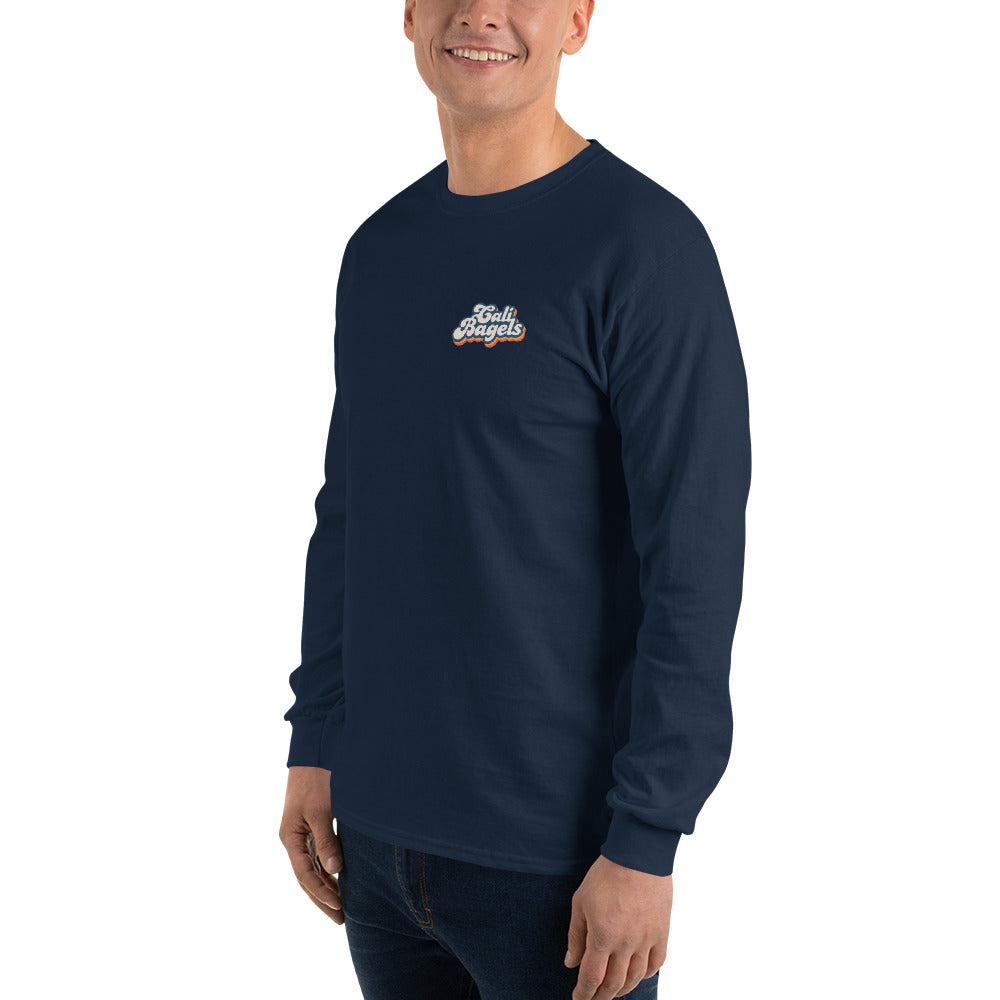 CaliBagels Men’s Cotton Long Sleeve Shirt